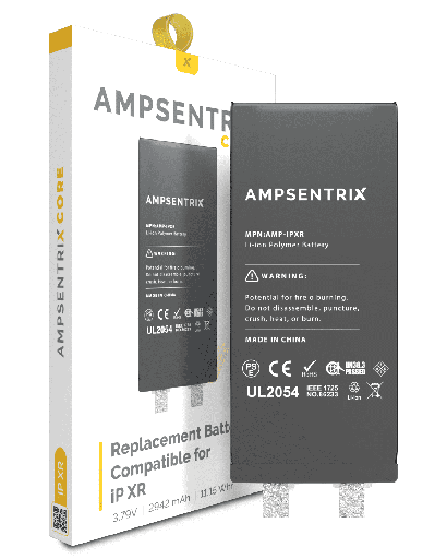 Replacement Battery Core Compatible For iPhone XR (Spot Welding Required) (AmpSentrix Core)