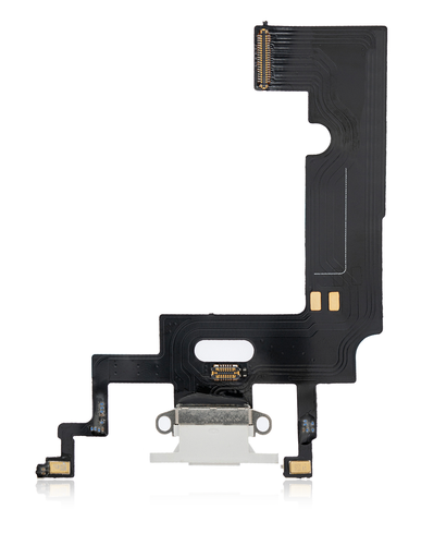 Charging Port Flex Cable Compatible For iPhone XR (Aftermarket) (White)