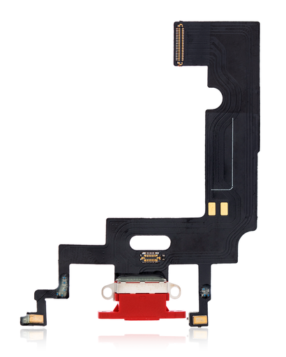 Charging Port Flex Cable Compatible For iPhone XR (Premium) (Red)