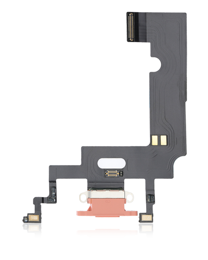 Charging Port Flex Cable Compatible For iPhone XR (Premium) (Coral)