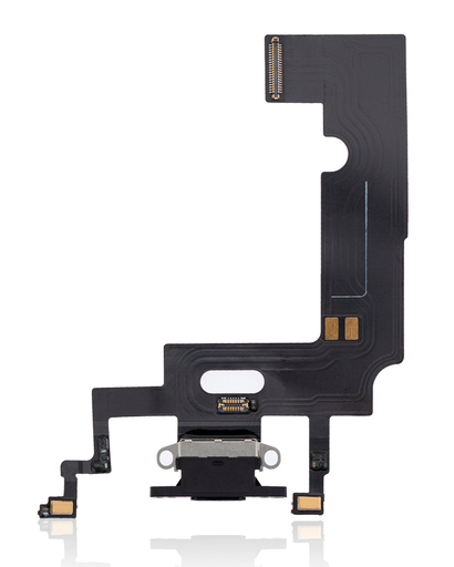 Charging Port Flex Cable Compatible For iPhone XR (Premium) (Black)