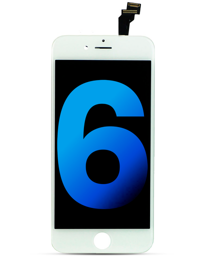 LCD Assembly Compatible For iPhone 6 (Aftermarket: AQ7) (White)