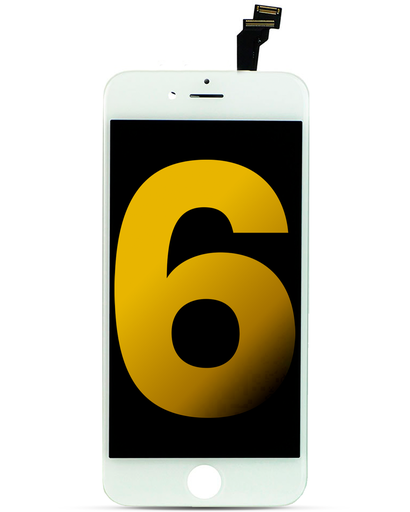 LCD Assembly Compatible For iPhone 6 (Premium) (White)