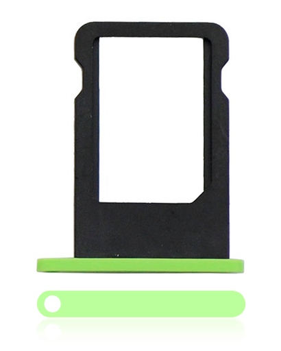 Sim Card Tray Compatible For iPhone 5C (Green)