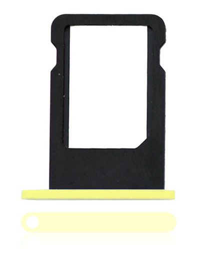 Sim Card Tray Compatible For iPhone 5C (Yellow)