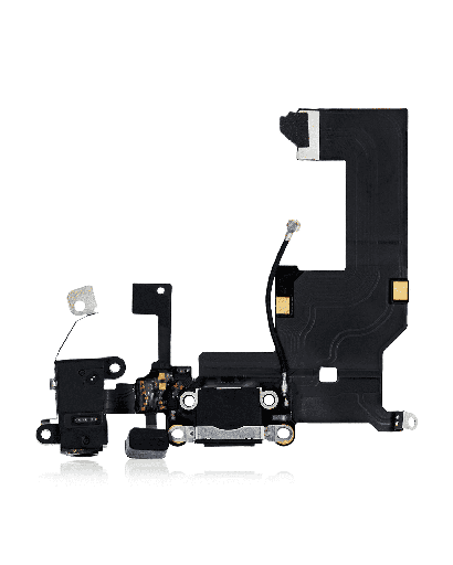 Charging Port Flex Cable Compatible For iPhone 5 (Space Gray)