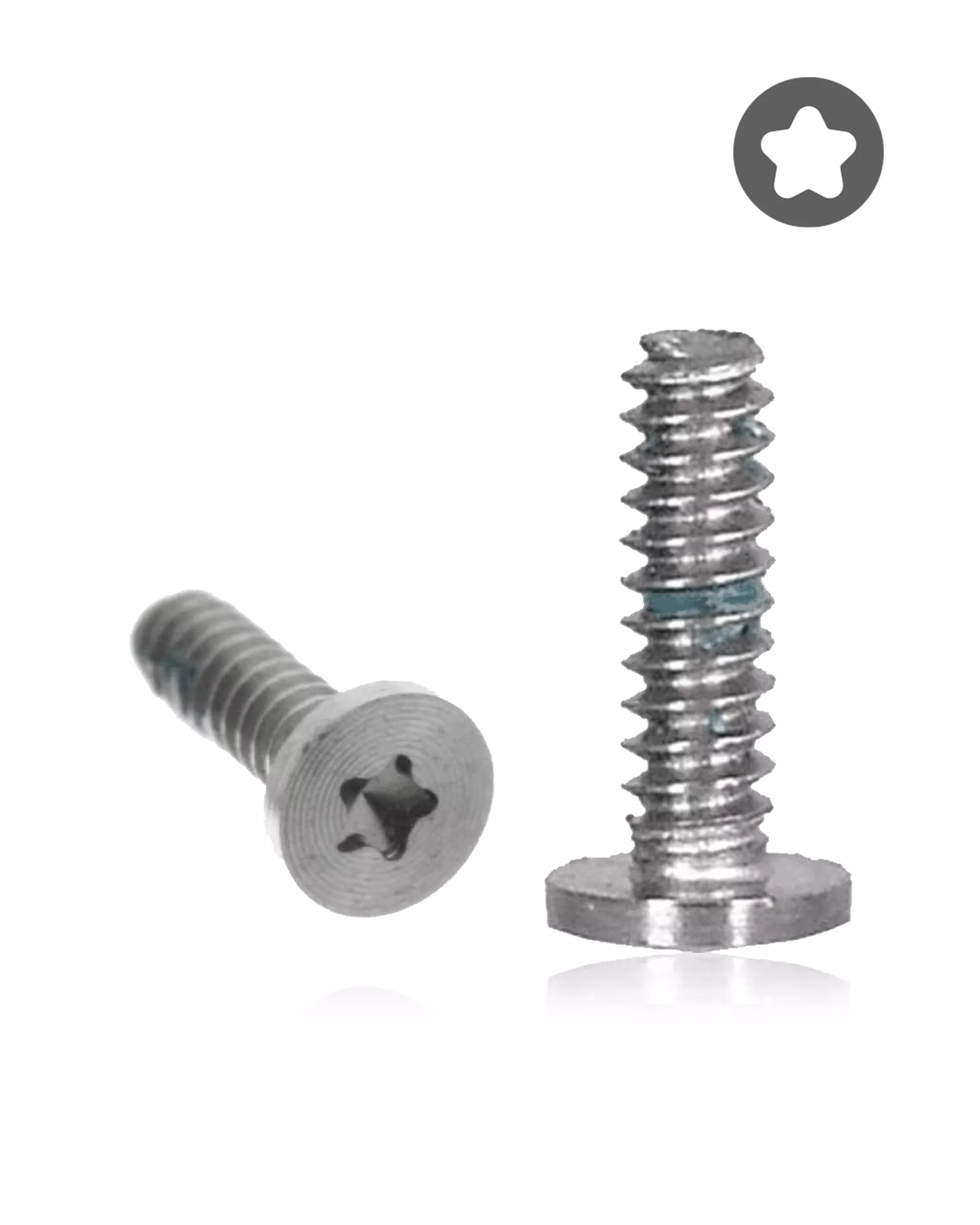 Bottom Screws Compatible For iPhone 4 (Silver) (100 Pack)