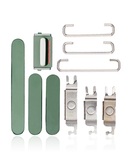 Hard Buttons (Power / Volume / Switch) Compatible For iPhone 13 Pro / 13 Pro Max (Alpine Green)