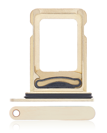 Dual Sim Card Tray Compatible For iPhone 13 Pro / 13 Pro Max (Gold)