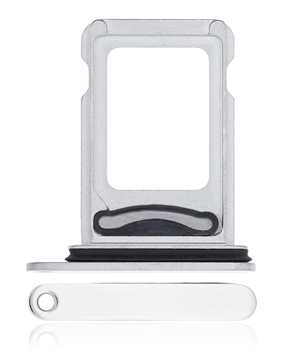Dual Sim Card Tray Compatible For iPhone 13 Pro / 13 Pro Max (Silver)
