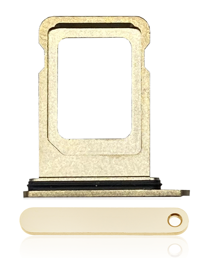Single Sim Card Tray Compatible For iPhone 12 Pro / 12 Pro Max / 13 Pro / 13 Pro Max (Gold)