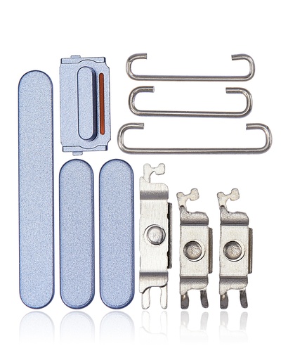 Hard Buttons (Power / Volume / Switch) Compatible For iPhone 14 / 14 Plus (Blue)