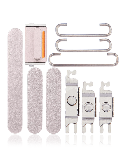 Hard Buttons (Power / Volume / Switch) Compatible For iPhone 14 / 14 Plus (Starlight)