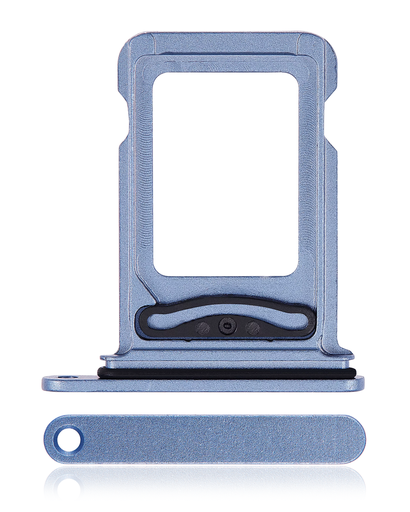 Dual Sim Card Tray Compatible For iPhone 14 / 14 Plus (Blue)