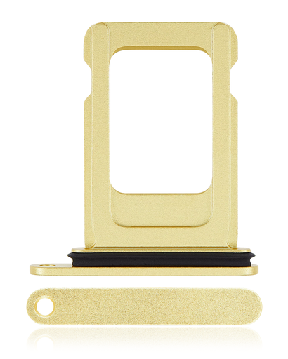 Single Sim Card Tray Compatible For iPhone 14 / 14 Plus (Yellow)