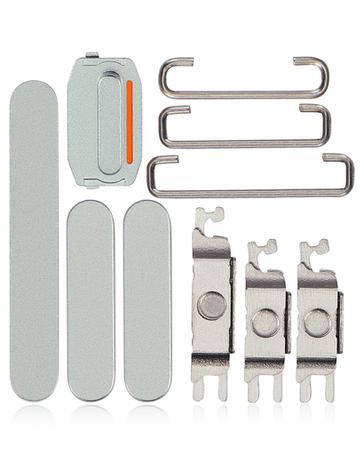 Hard Buttons (Power / Volume / Switch) Compatible For iPhone 15 / 15 Plus (Green)