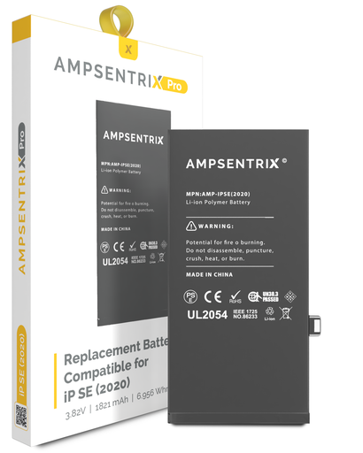 Replacement Battery Compatible For iPhone SE (2020) (AmpSentrix Pro)