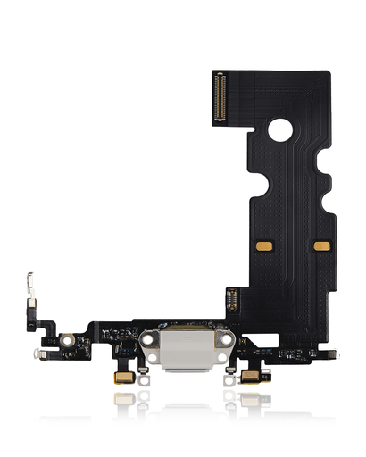 Charging Port Flex Cable Compatible For iPhone SE (2020) (Premium) (White)