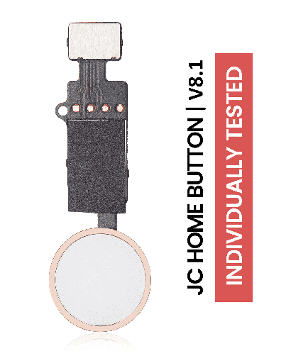 Home Button Solution Compatible For iPhone 7 / 7 Plus / 8 / 8 Plus / SE (2020) / SE (2022) (Rose Gold) (Version 8.1 / JC / Individually Tested For Functionality)
