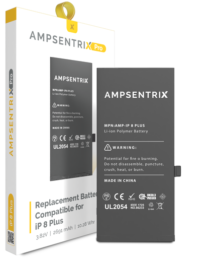 Replacement Battery Compatible For iPhone 8 Plus (AmpSentrix Pro)