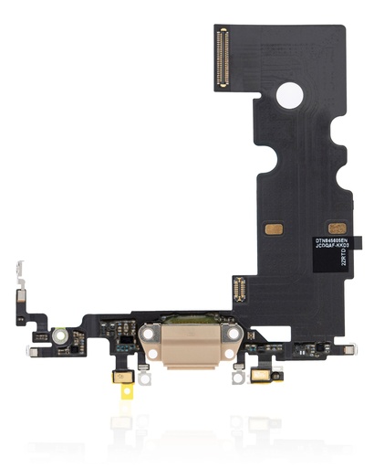 Charging Port Flex Cable Compatible For iPhone 8 (Premium) (Gold)