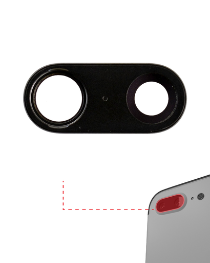 Back Camera Lens With Bracket &amp; Bezel Compatible For iPhone 7 Plus (Aftermarket Plus) (10 Pack)