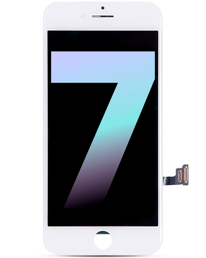 LCD Display Assembly Compatible For iPhone 7 (Service Pack) (White)