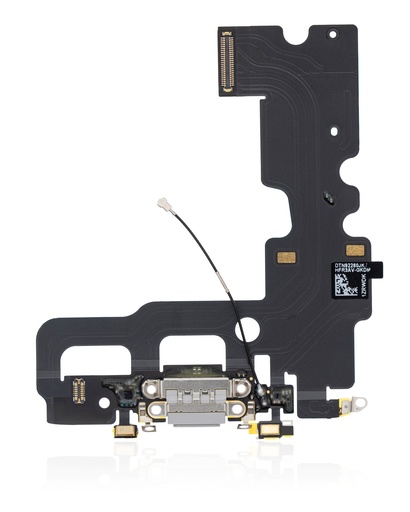 Charging Port Flex Cable Compatible For iPhone 7 (Premium) (Silver)