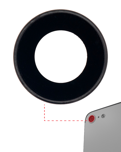 Back Camera Lens With Bracket &amp; Bezel Compatible For iPhone 7 (Aftermarket Plus) (10 Pack)