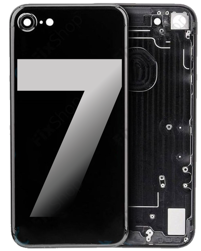 Back Housing Without Small Part for iPhone 7 (Jet Black)