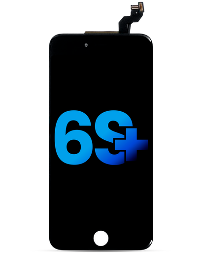 LCD Assembly With Steel Plate Compatible For iPhone 6S Plus (Aftermarket) (Black)