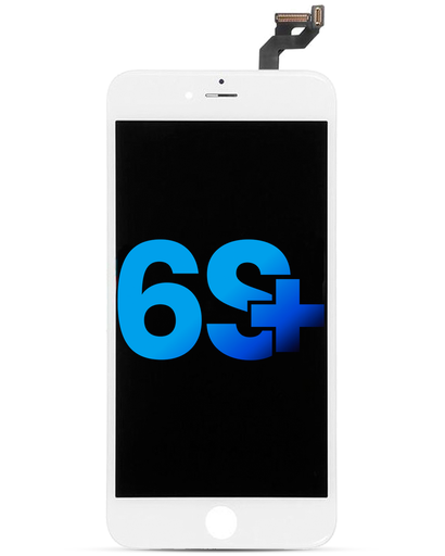 LCD Assembly With Steel Plate Compatible For iPhone 6S Plus (Aftermarket: AQ7) (White)