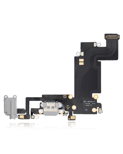 Charging Port Flex Cable Compatible For iPhone 6S Plus (Aftermarket) (Silver)