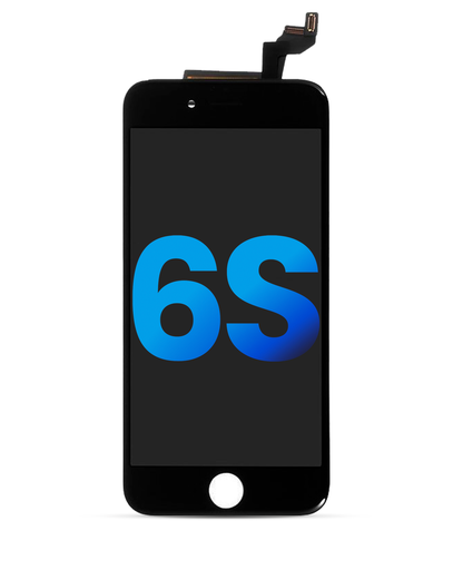 LCD Assembly With Steel Plate Compatible For iPhone 6S (Aftermarket) (Black)