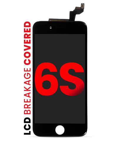 LCD Assembly With Steel Plate Compatible For iPhone 6S (Aftermarket Pro: XO7 Incell) (Black)