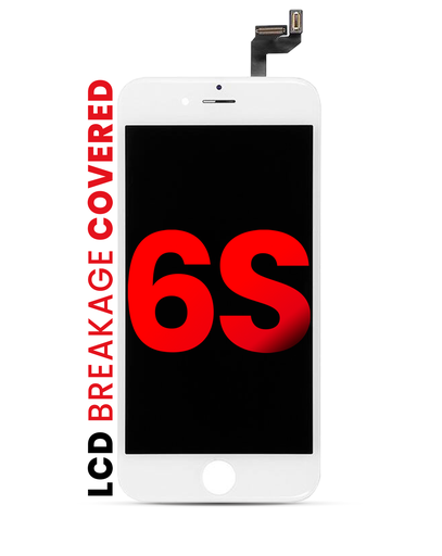 LCD Assembly With Steel Plate Compatible For iPhone 6S (Aftermarket Pro: XO7 Incell) (White)