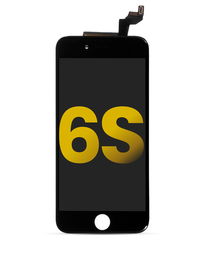 LCD Assembly With Steel Plate Compatible For iPhone 6S (Premium) (Black)