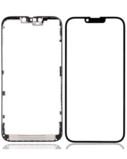 2 in 1 With Frame Included (Front Glass + OCA Pre-Installed) Compatible For iPhone 14 Plus (OCA Master)
