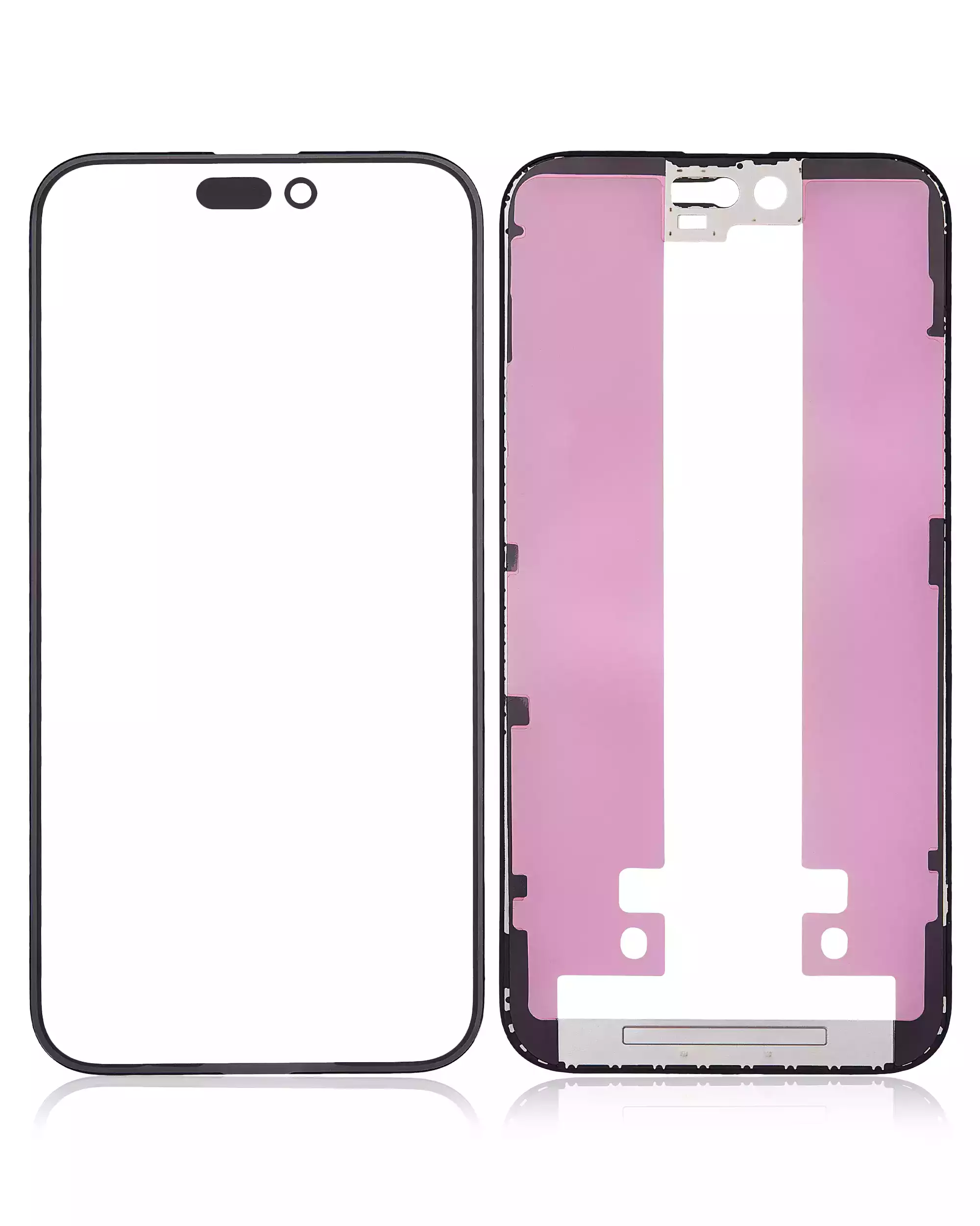 2 in 1 With Frame Included (Front Glass + OCA Pre-Installed) Compatible For iPhone 15 Plus (OCA Master)