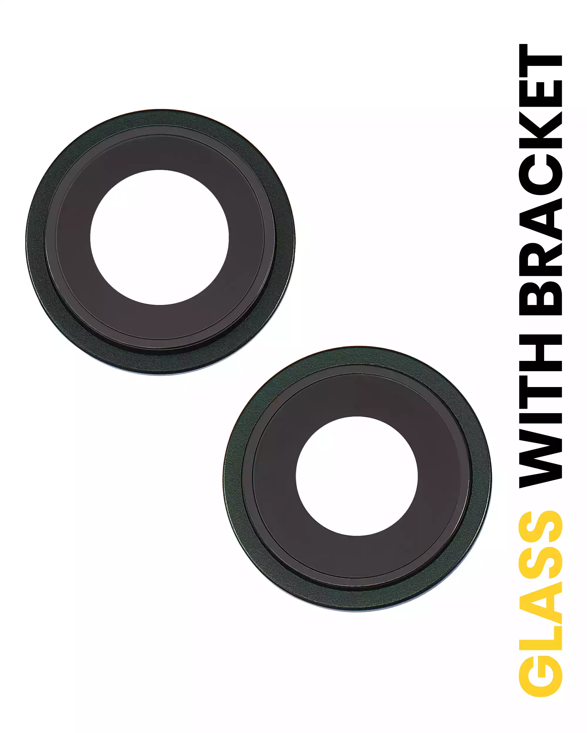 Back Camera Lens With Bracket &amp; Bezel Compatible For iPhone 13 / 13 Mini (Green) (Real Sapphire / Premium)