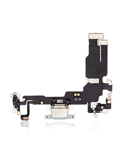 Charging Port Flex Cable Compatible For iPhone 15 (Premium) (Blue)