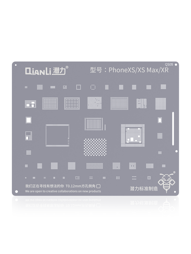 Bumblebee Stencil (QS05) For iPhone XR / XS / XS Max (Qianli)