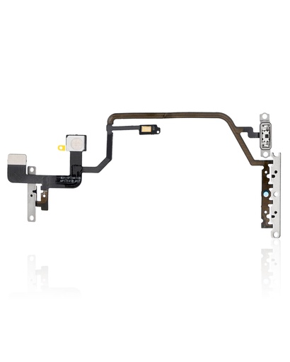 Power / Volume Flex Cable With Microphone Compatible For iPhone XR
