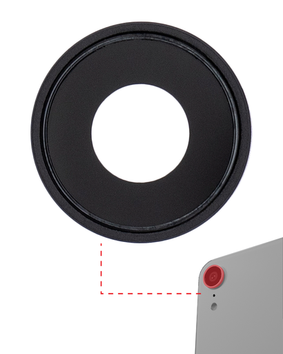 Back Camera Lens With Bracket &amp; Bezel Compatible For iPhone XR (Aftermarket Plus) (Black) (10 Pack)