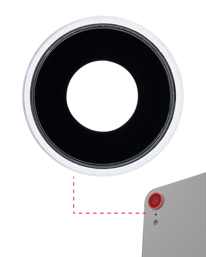 Back Camera Lens With Bracket &amp; Bezel Compatible For iPhone XR (Aftermarket Plus) (White) (10 Pack)