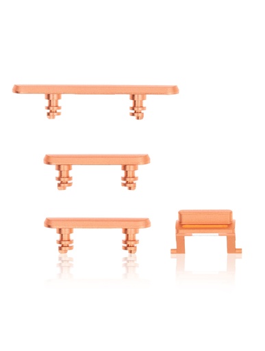 Hard Buttons (Power / Volume / Switch) Compatible For iPhone XR (Coral)