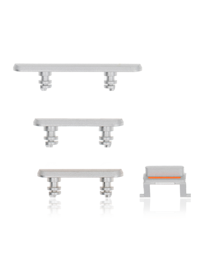 Hard Buttons (Power / Volume / Switch) Compatible For iPhone XR (White)