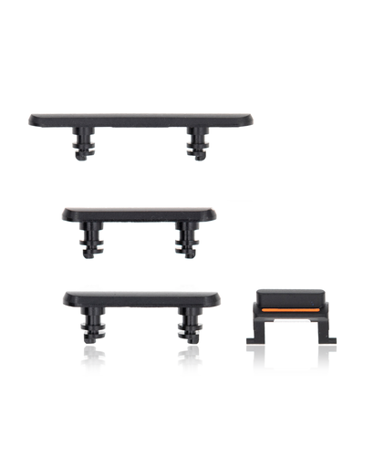 Hard Buttons (Power / Volume / Switch) Compatible For iPhone XR (Black)
