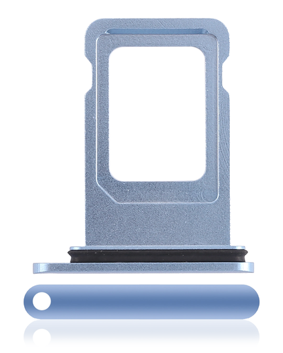 Dual Sim Card Tray Compatible For iPhone XR (Blue)