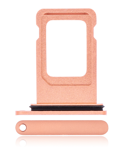Single Sim Card Tray Compatible For iPhone XR (Coral)